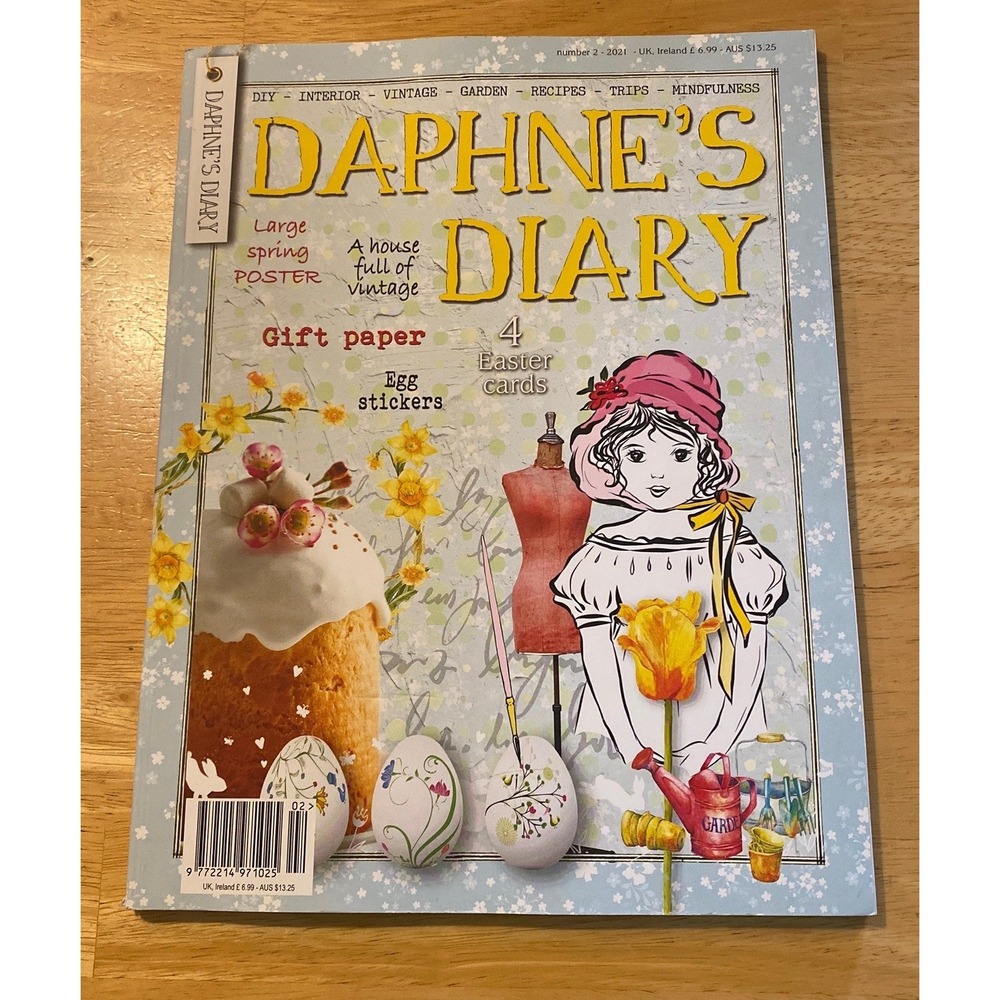 Daphne's Diary Magazine UK  Issue #2 2021 Recipes DIY Vintage Garden Trips More